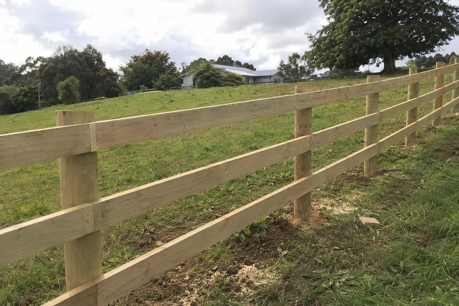 Post-and-Rail Fencing