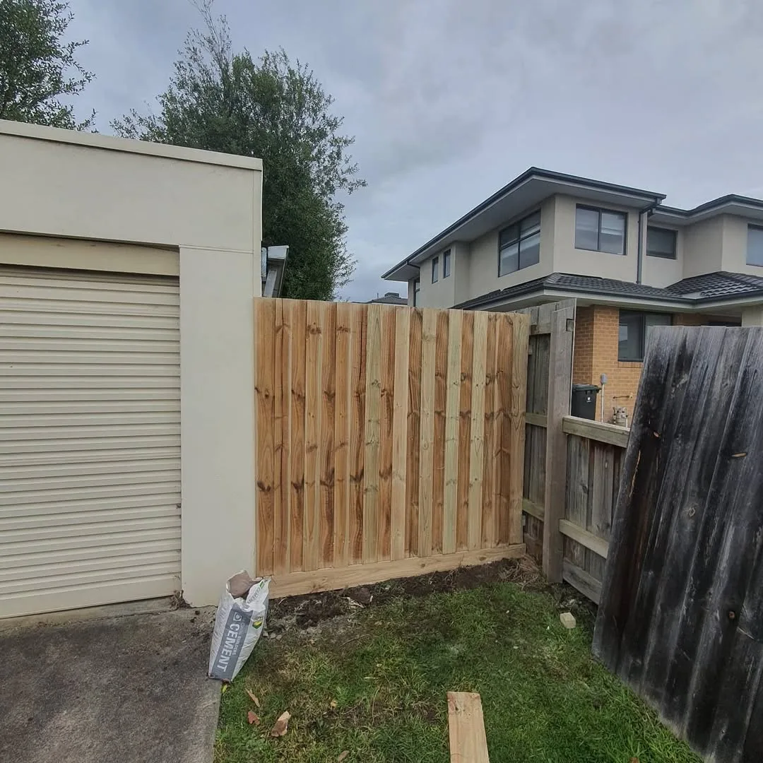 Timber fence